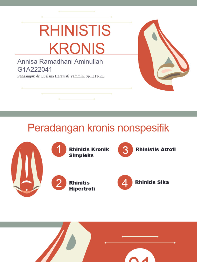 Tatalaksana dan Gejala Rhinitis Kronis | PDF