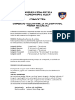 Convocatoria Futsal 2023