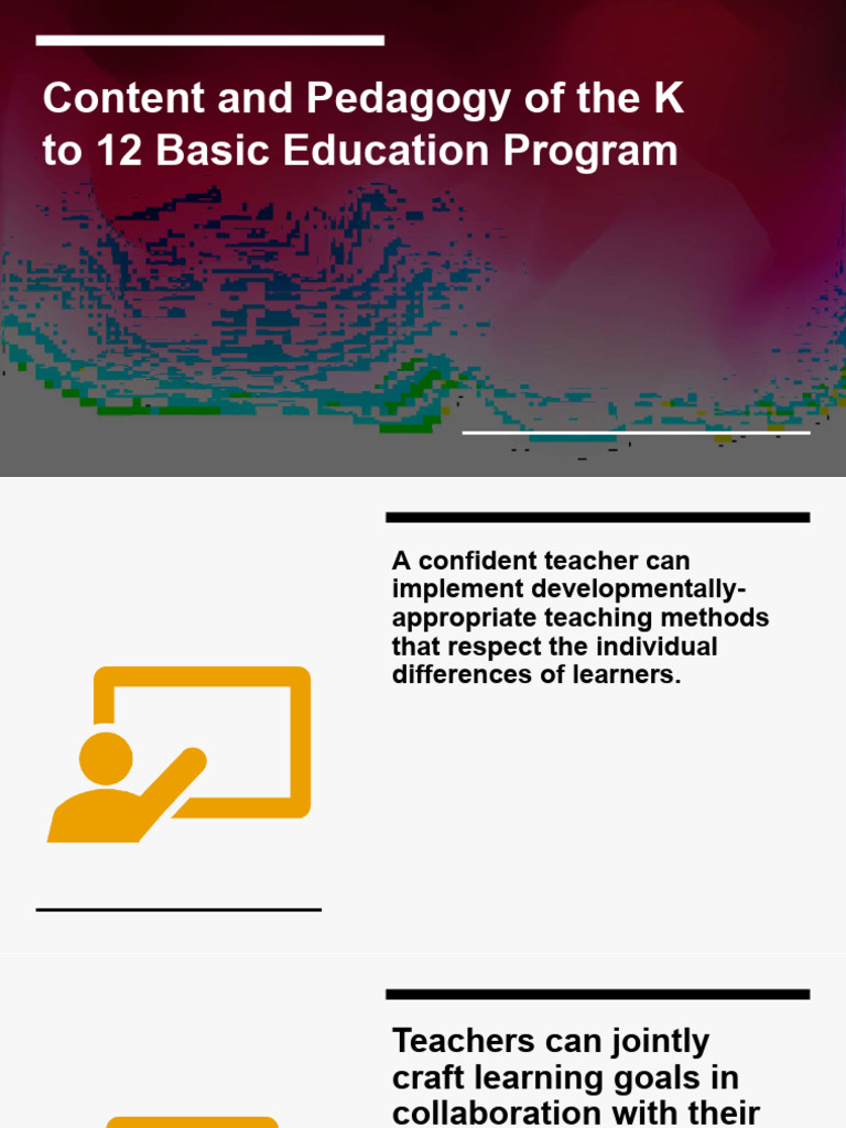Content and Pedagogy in K-12 Education | PDF | Teachers | Learning