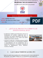 Proyecto Curricular Institucional (Pci)