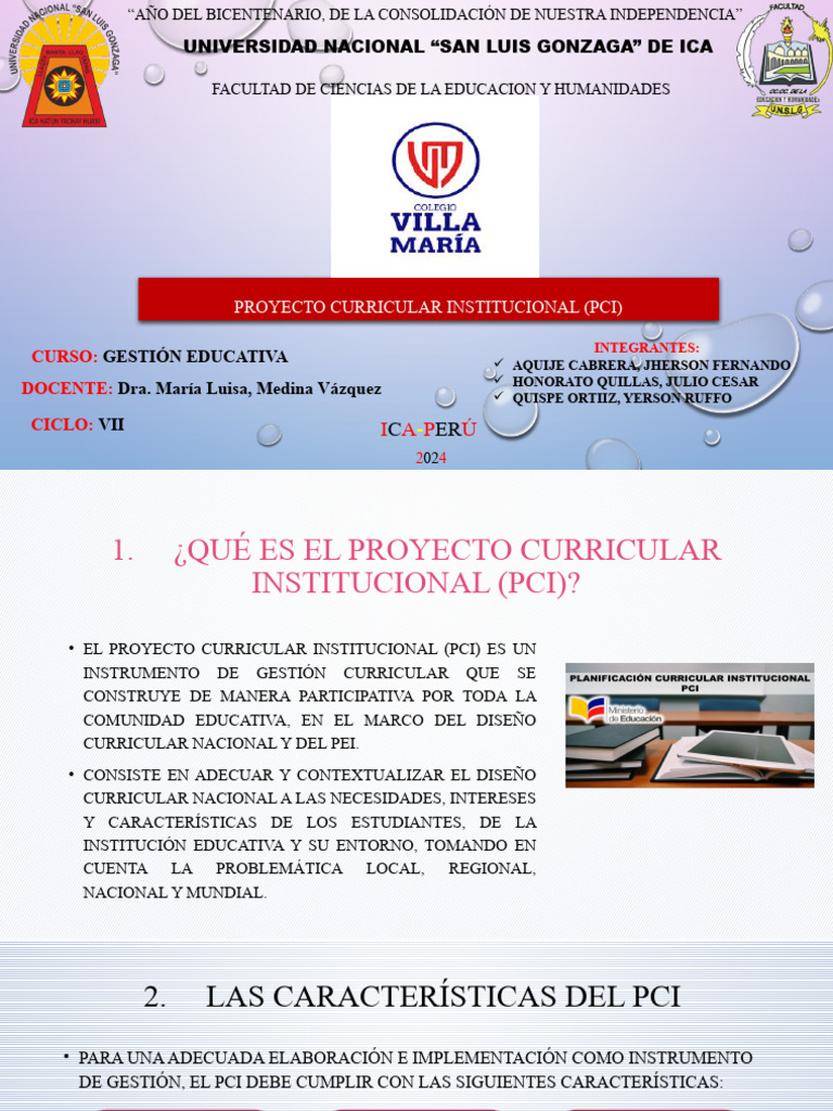 Características del Proyecto Curricular Institucional | PDF | Plan de ...