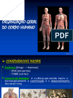 Aula1-Organiação Geral Do Corpo Humano