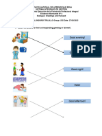 Dialogue Evidence 2 - Greetings and Farewells