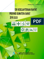 Indikator Kesejahteraan Rakyat Provinsi Sumatera Barat 2019 - 2020