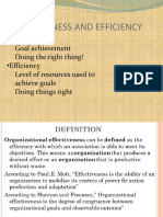 Module 1 - Organisation Effectiveness