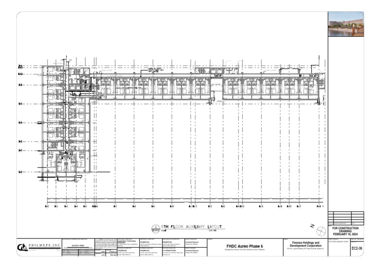 6th Floor Auxiliary Layout Plan | PDF | Makati