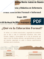 Educacion Formal e Informal 2001