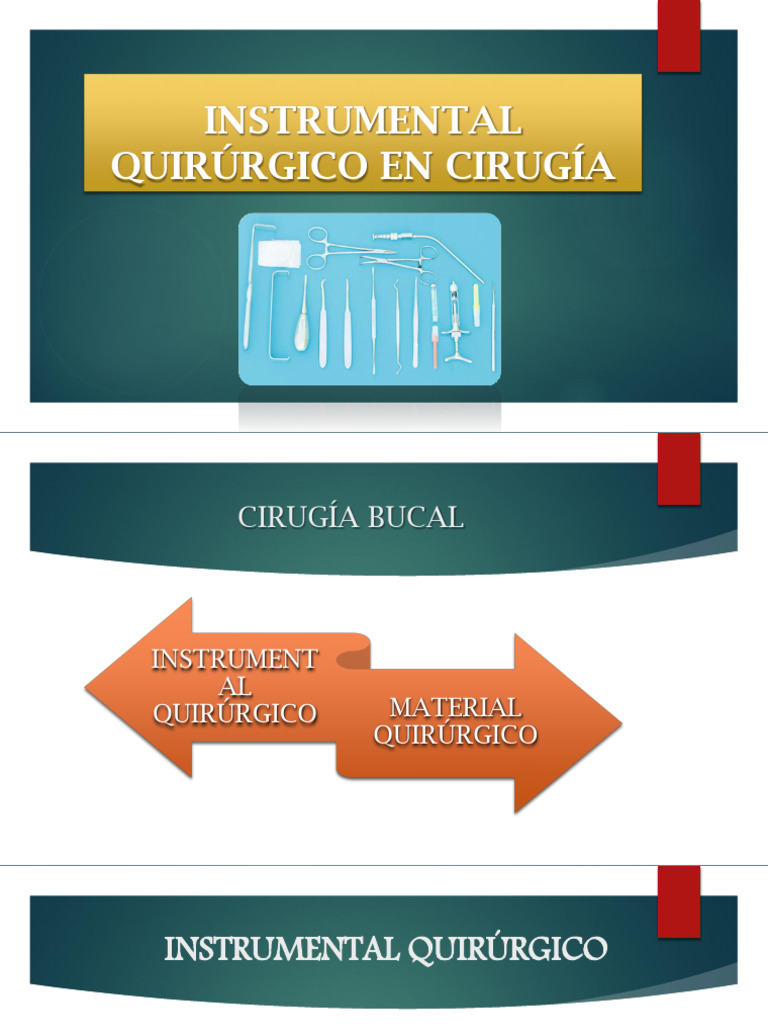 Instrumental Quirúrgico en Cesárea | PDF | Cirugía | tijeras