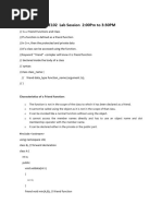 22-Friend Functions and Class in C++-19!04!2022 (19-Apr-2022) Material I 19-04-2022 Friend Functions and Class in CPL