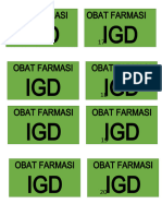 Kartu Farmasi IGD