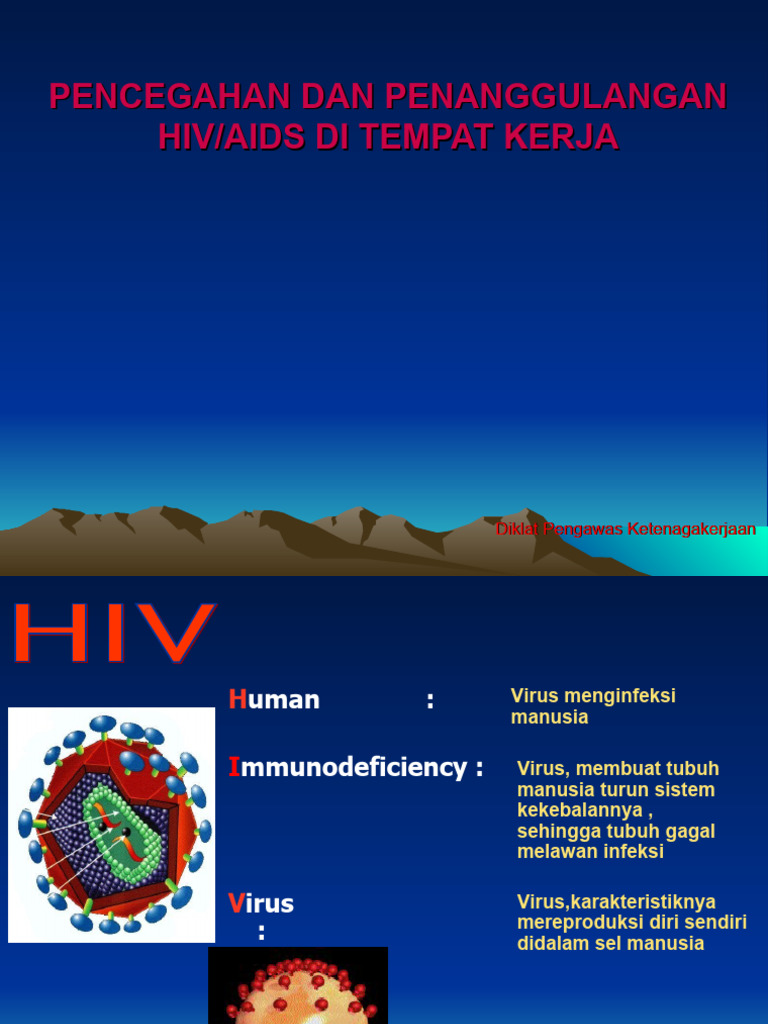 Pencegahan Hiv Aids Di Tempat Kerja | PDF | Sains & Matematika