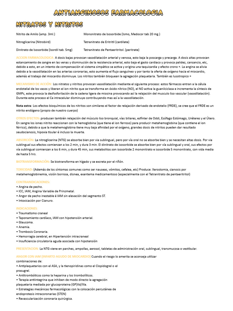 ANTIANGINOSOS | PDF