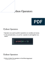 15 - Python Operators