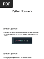 15 - Python Operators