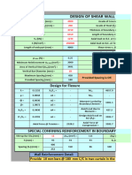 Shear Wall Design (IS 13920-2016)