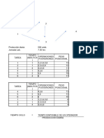 Ejercicios de Balance de Lineas