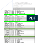 Jadual Ganti Anjal 08 Nov 2023 Rabu