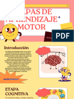 Etapas de Aprendizaje Motor