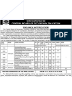 CBSE Vacancy 2024