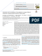 Assessment and Accumulation of Microplastics in Sewage Sludge at