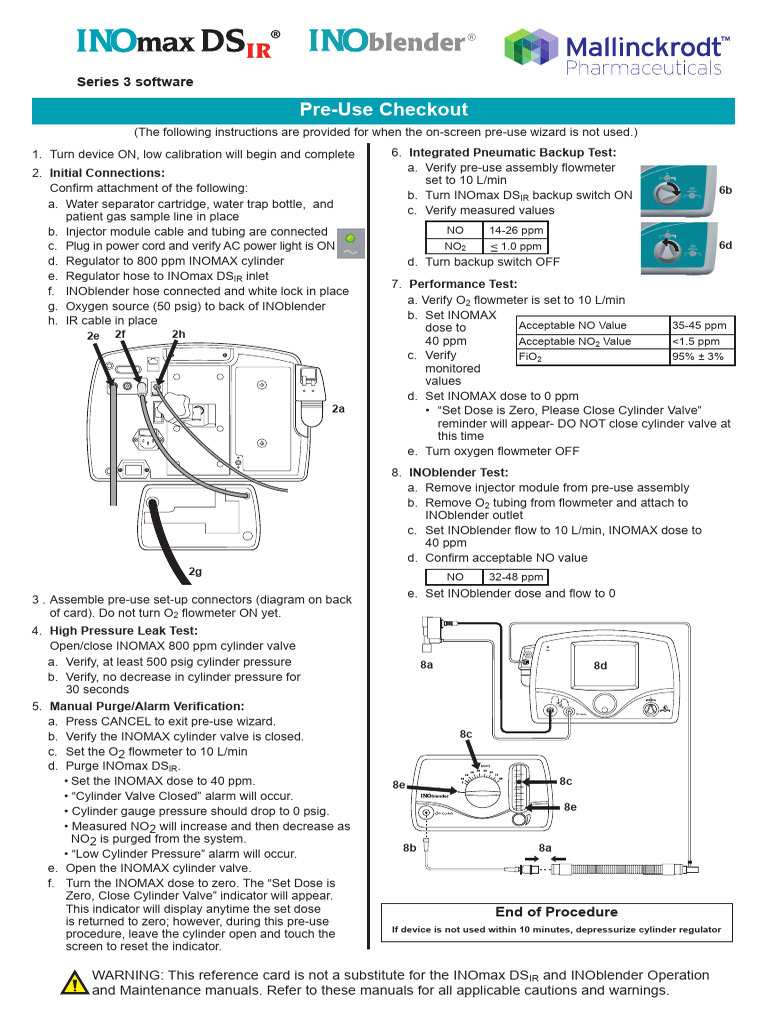 INOmax DSIR Setup and Testing Guide | PDF | Electronics | Manufactured ...