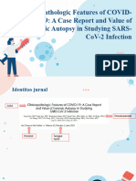 Journal Reading Clinicopathologic Features of COVID 19 A Case Report and Value of Forensic Autopsy in Studying SARS CoV 2 Infection Revisi