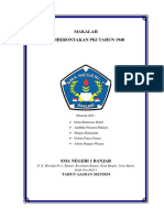 Makalah Pemberontakan PKI Tahun 1948