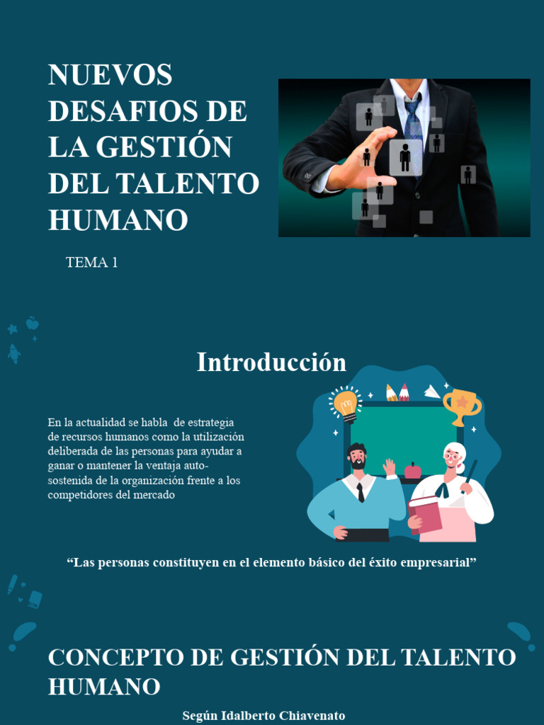 TEMA 1 Nuevos Desafios de La Gestion Del Talento Humano | PDF | Gestión ...