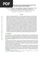 Text Classification Improved BT Integrating Bidirectional LSTM With Two-Dimensional Max Pooling