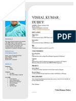 Vishal Kumar Dubey - Resume
