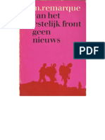 Erich Maria Remarque - Van Het Westelijk Front Geen Nieuws (11968) (Z-Lib - Io)