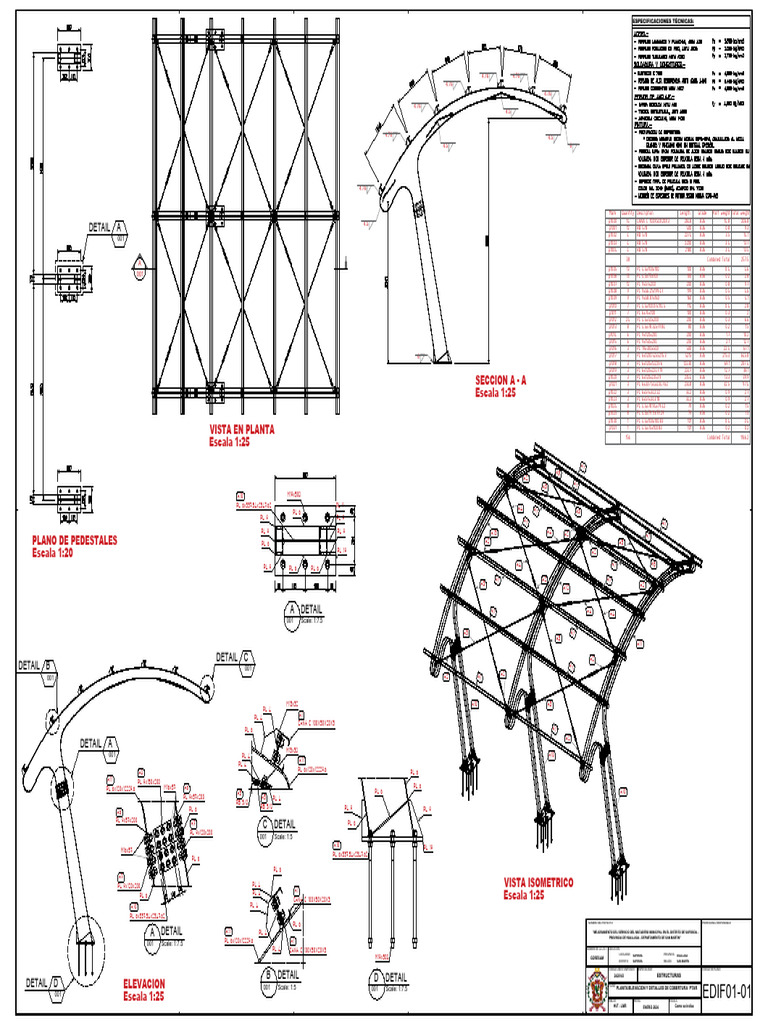 sheet-001-planos-generales-a1-a1-advance-steel-model-pdf