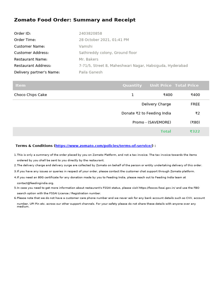 Order ID 2403820858-2 | PDF | Business