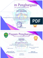 Piagam Rangking 1