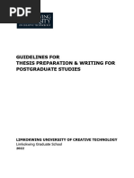 LGS - Guidelines For Postgraduate Writing