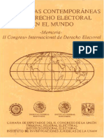 UNAM - Tendencias Contemporaneas Del Derecho Electoral en El Mundo