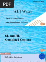 A1.1 Water