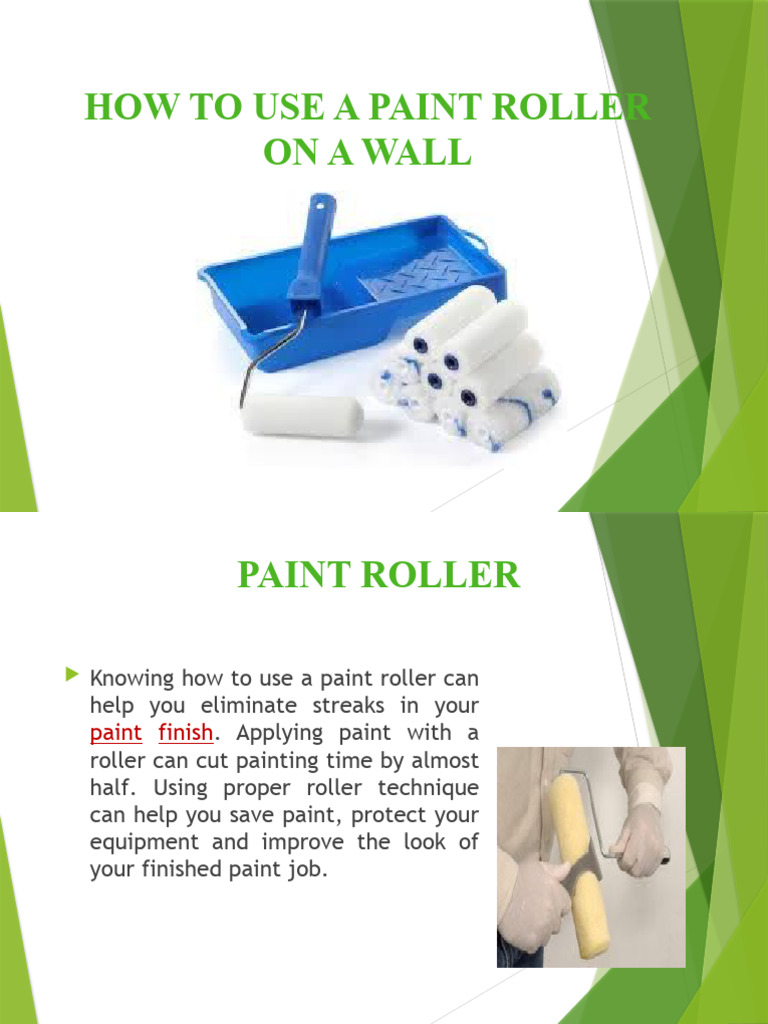 How To Use Paint Roller | PDF | Paint | Secondary Sector Of The Economy