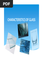 Characteristics of Glass