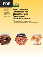 Food Defense Plan Slaughter Processing Plants English