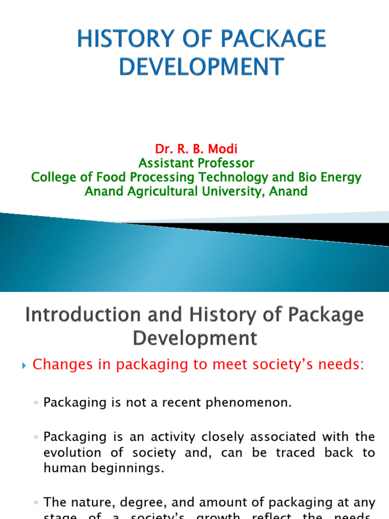History of Packaging | PDF | Packaging And Labeling | Economies