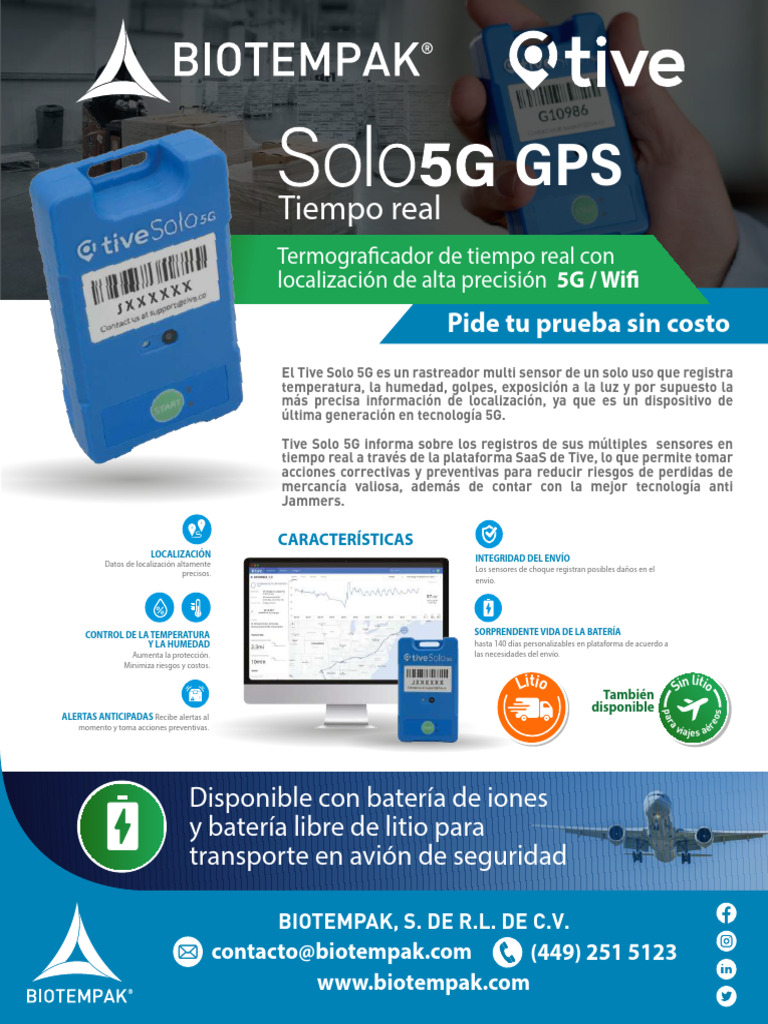 FICHA TECNICA Tive Solo 5G PDF Tecnología de información y comunicaciones