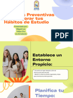 Acciones Preventivas para Mejorar Tus Habitos de Estudio