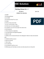 Marking Scheme Set - 2