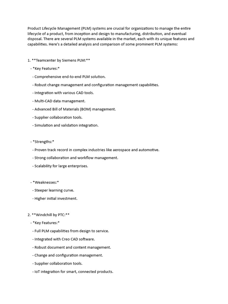 Product Lifecycle Management | PDF | Product Lifecycle | Information ...