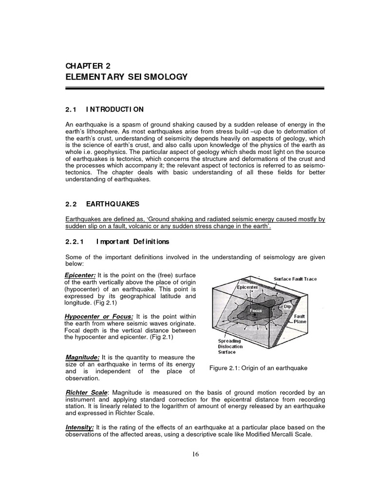 Understanding Earthquakes and Seismology | PDF | Earthquakes | Fault ...
