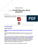 2022-Zeynep Tufekci-What Would Plat Say About ChatGPT