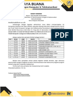 Surat Edaran Bimbelkelas 12 TKJ 2024