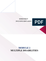 Multiple Disabilties