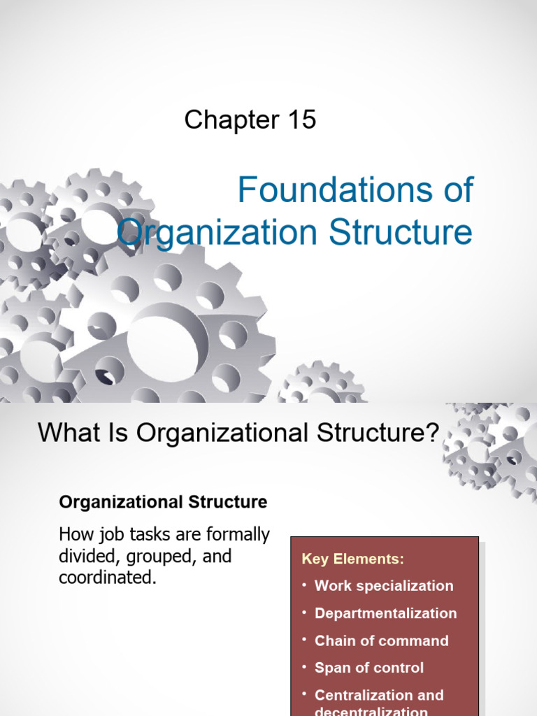 Understanding Organizational Structure Elements | PDF | Organizational ...